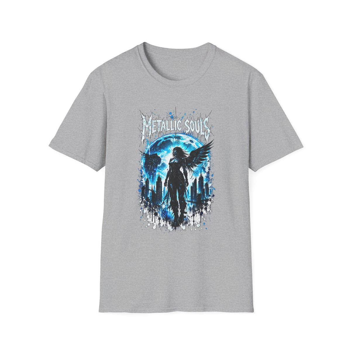 Mystical Blue Raven Forest T-Shirt
