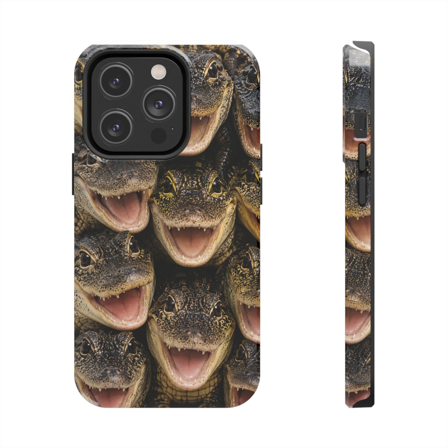 Alligator Smile Tough Phone Case — Funny Gator Print Protective Phone Cover