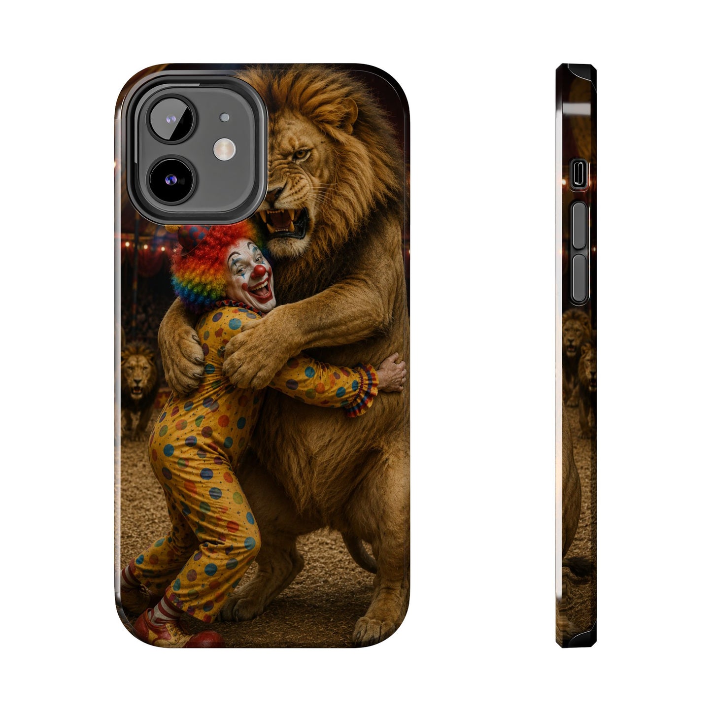 Phone Case — Lion Embrace Clown Tough Protective Case