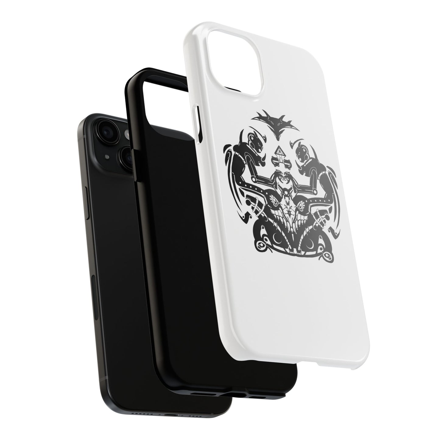 Viking Knotwork Tough Phone Case — Norse Warrior Tribal Design