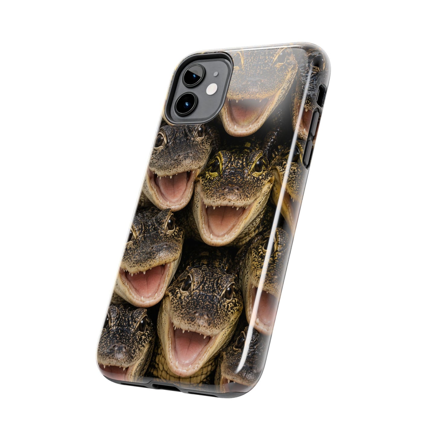 Alligator Smile Tough Phone Case — Funny Gator Print Protective Phone Cover