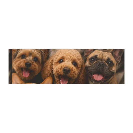 Dog Collage Car Magnet — Cute Smiling Dogs Vehicle Decor for Pet Lovers