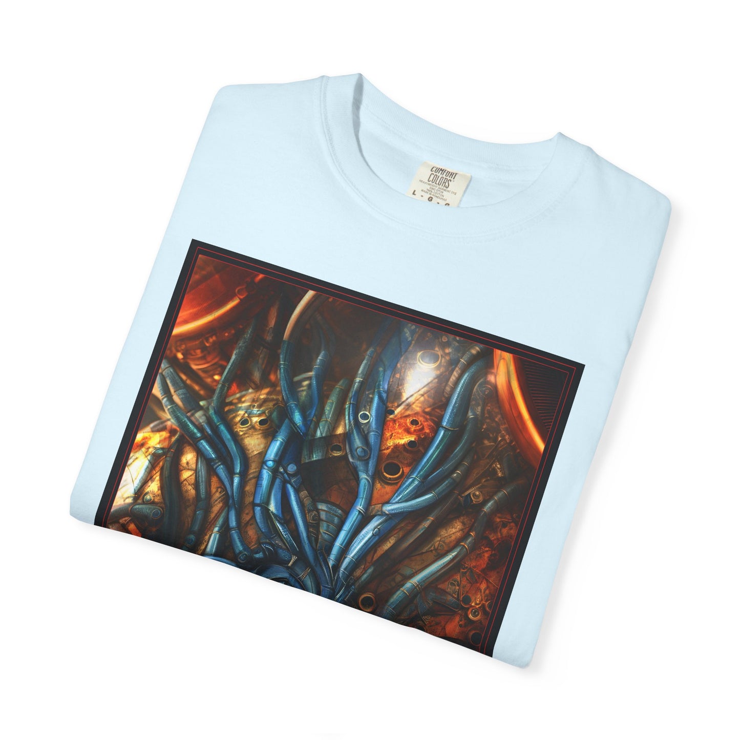Horror Octopus Art T-Shirt — Surreal Cthulhu-Inspired Graphic Tee