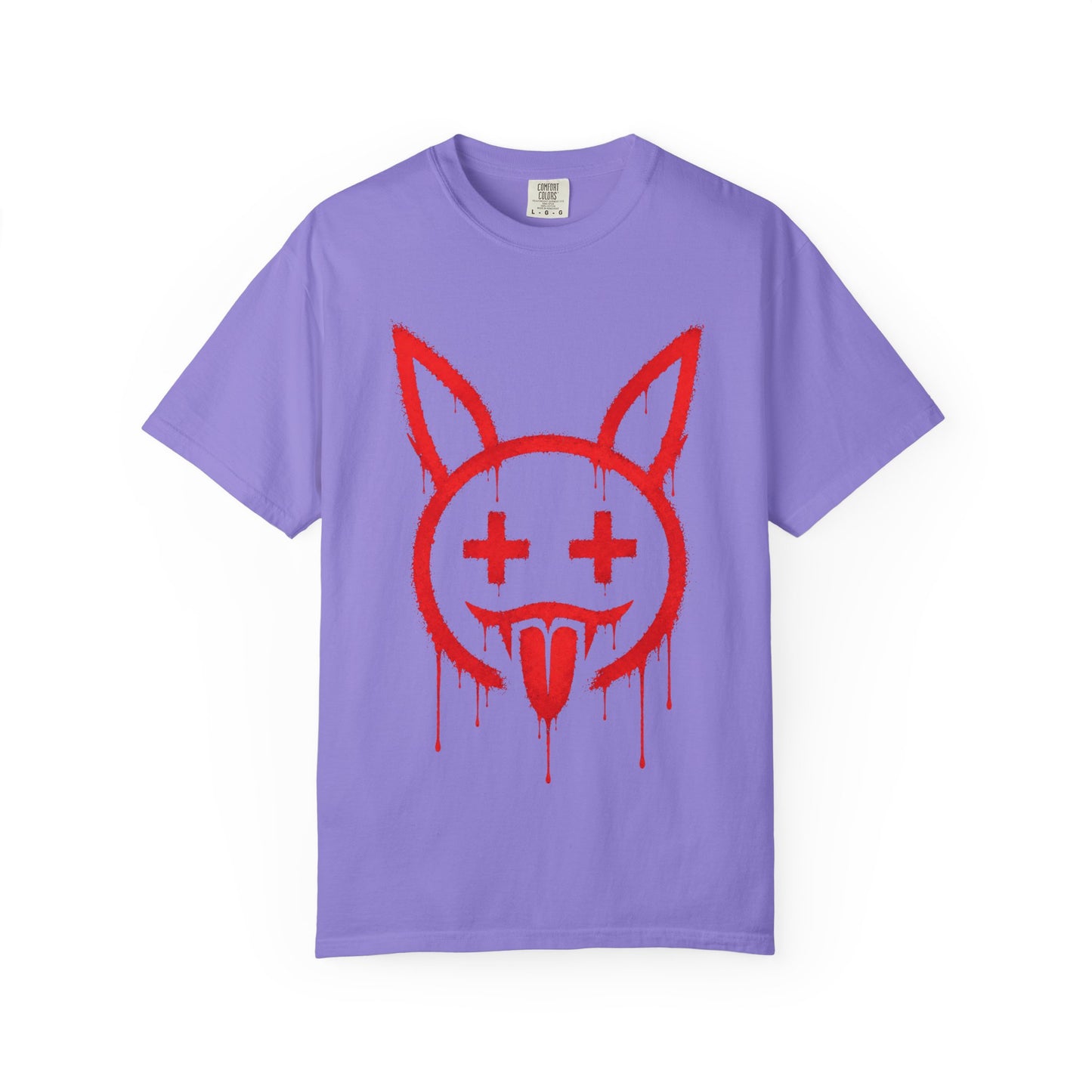 Metallic Souls Graffiti Bunny Heavyweight Streetwear T-Shirt