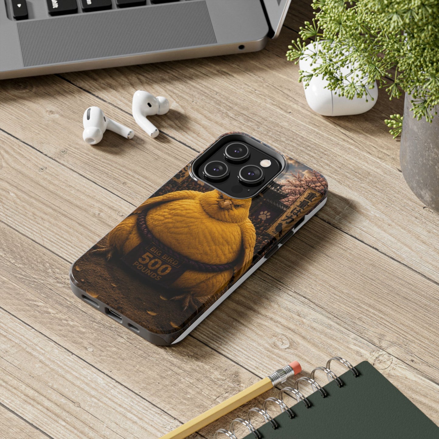Big Bird Tough Phone Case - 500 Pounds Chubby Bird Protective Cover