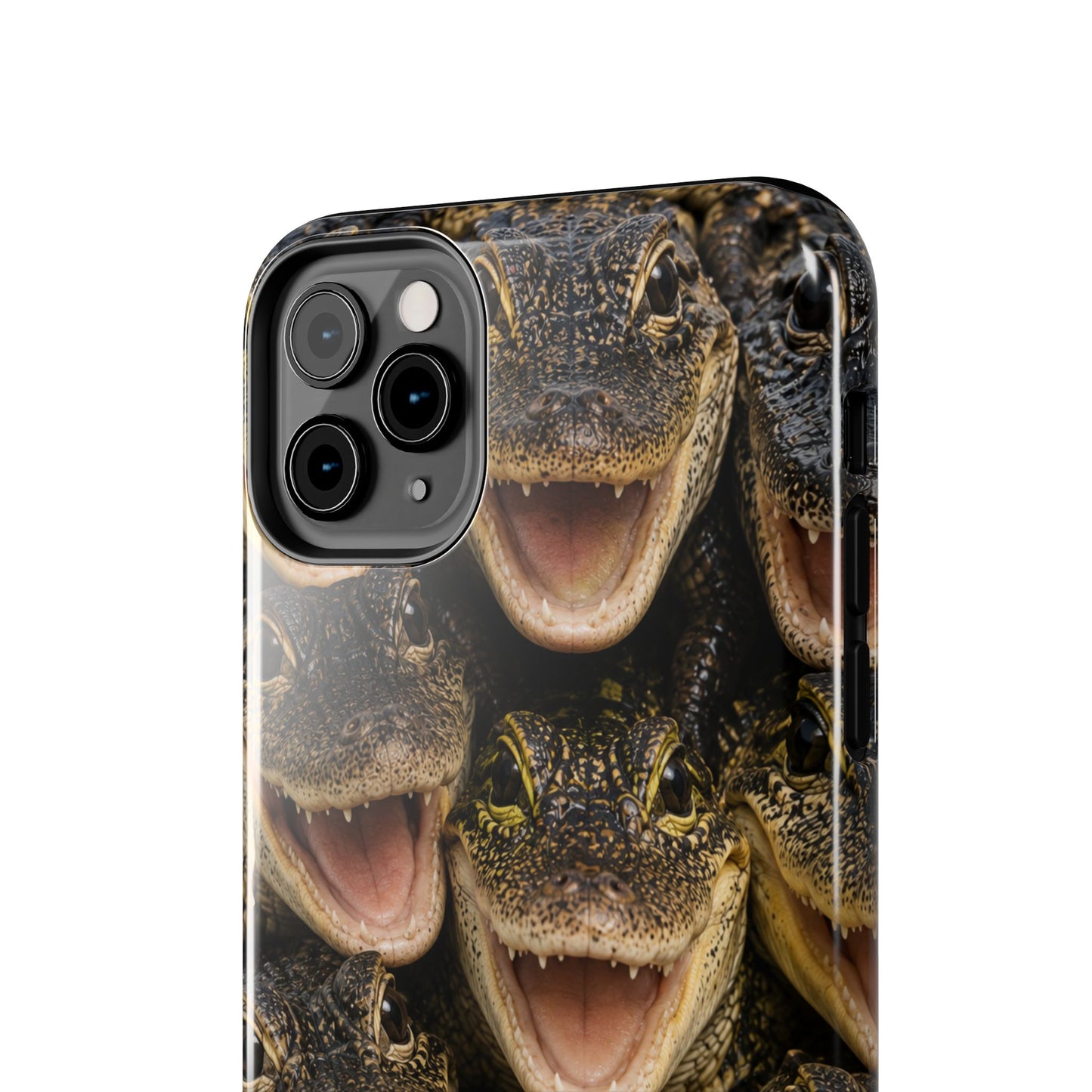 Alligator Smile Tough Phone Case — Funny Gator Print Protective Phone Cover