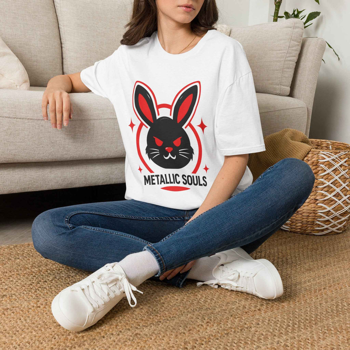 Metallic Souls Bunny Logo T-Shirt