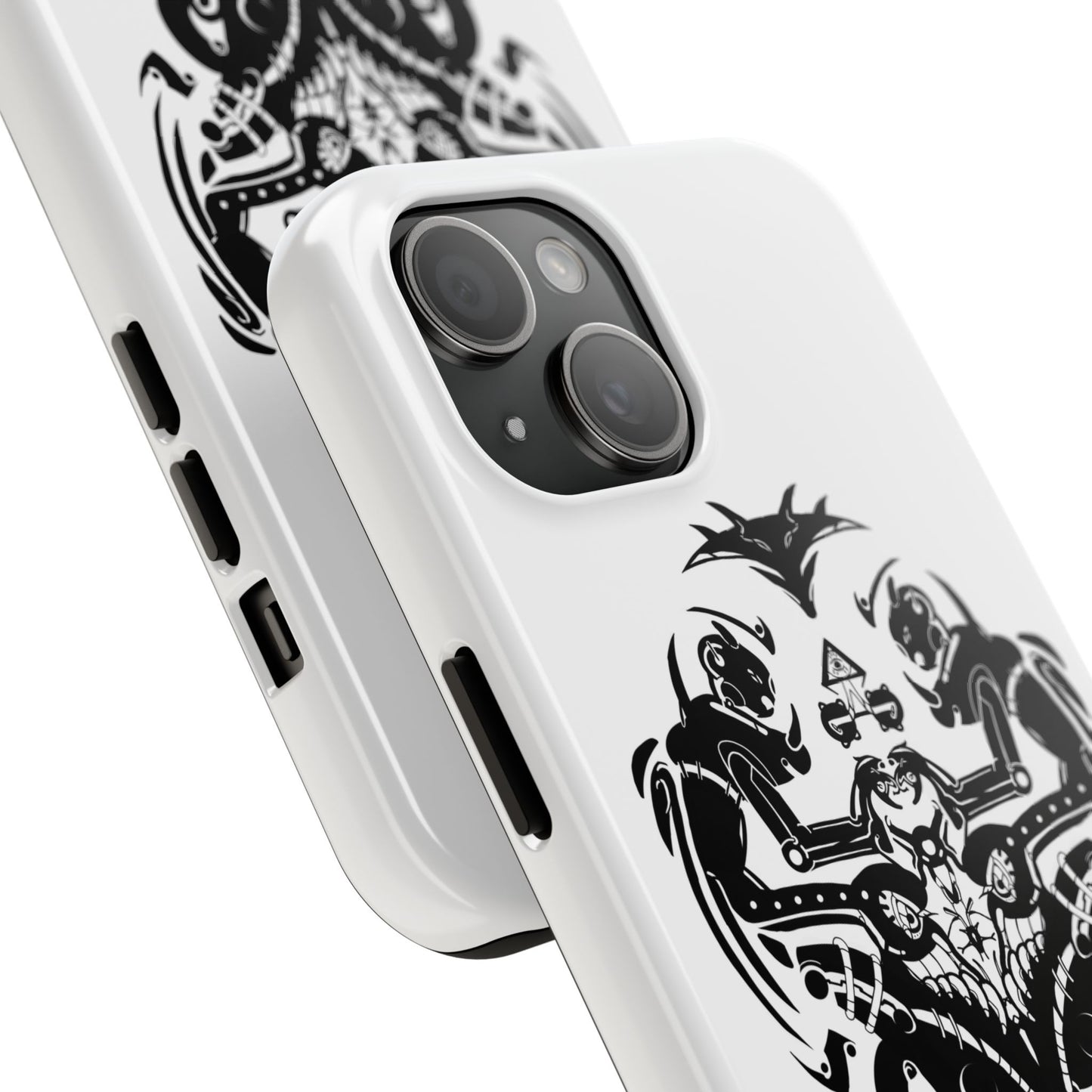 Viking Knotwork Tough Phone Case — Norse Warrior Tribal Design