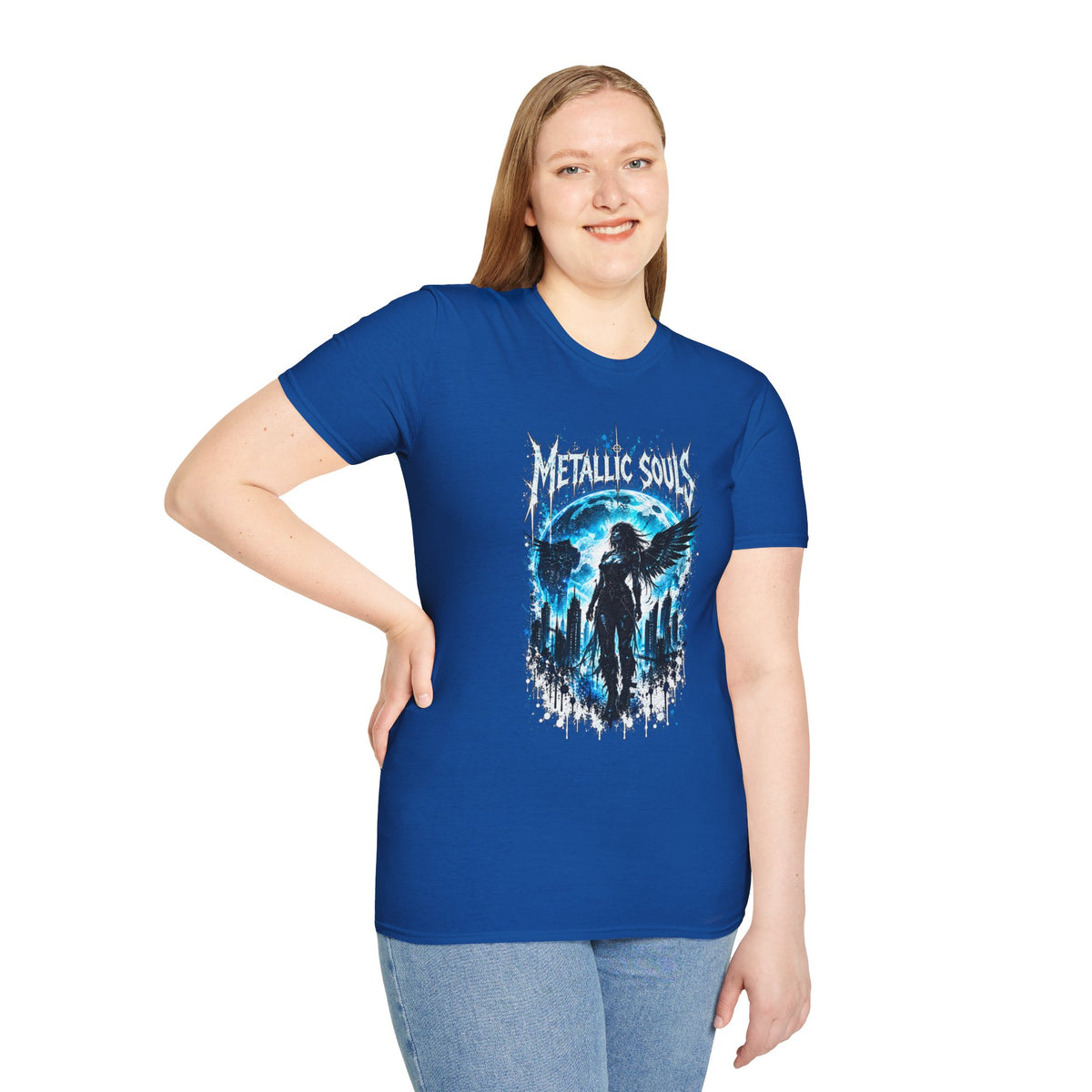 Mystical Blue Raven Forest T-Shirt