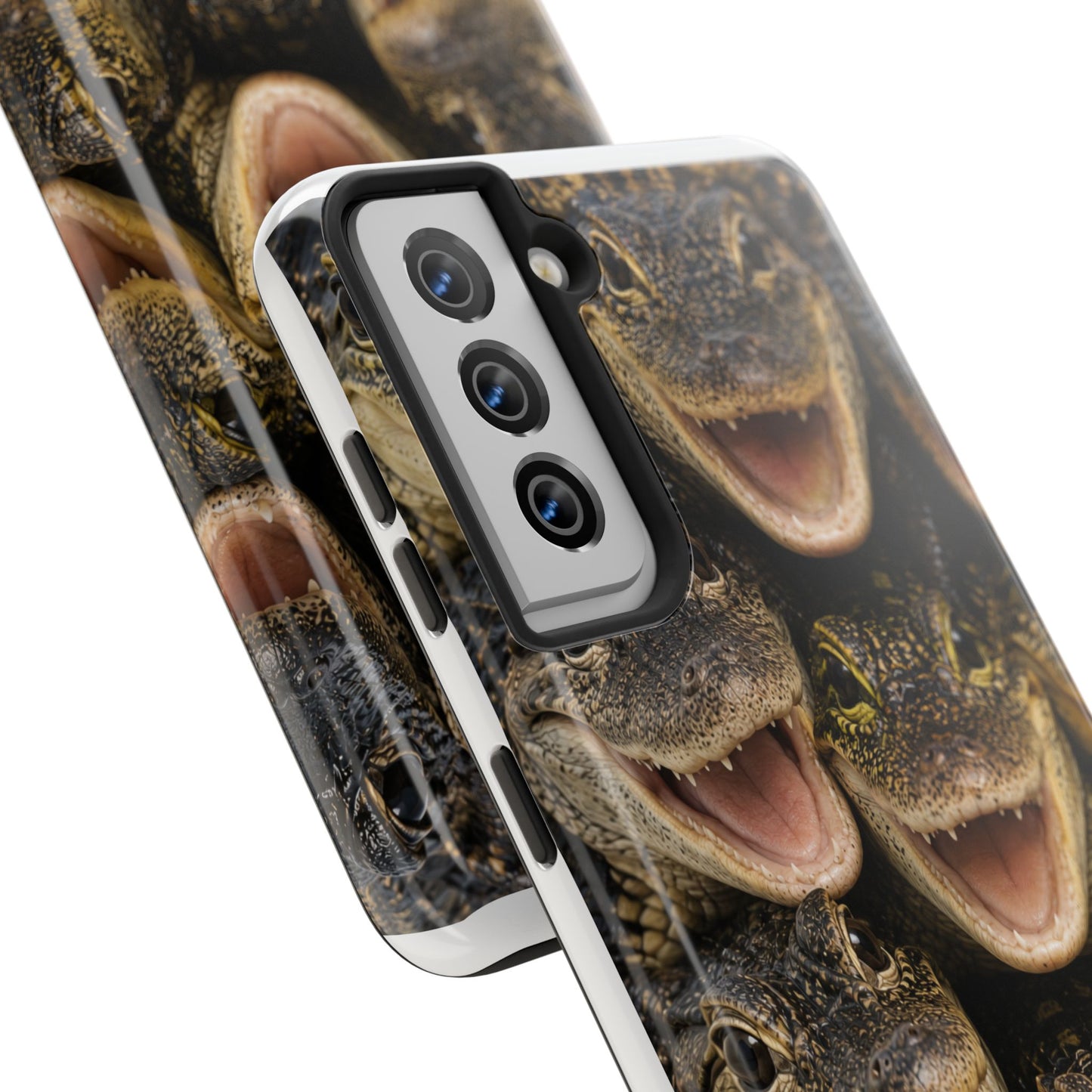 Alligator Smile Tough Phone Case — Funny Gator Print Protective Phone Cover