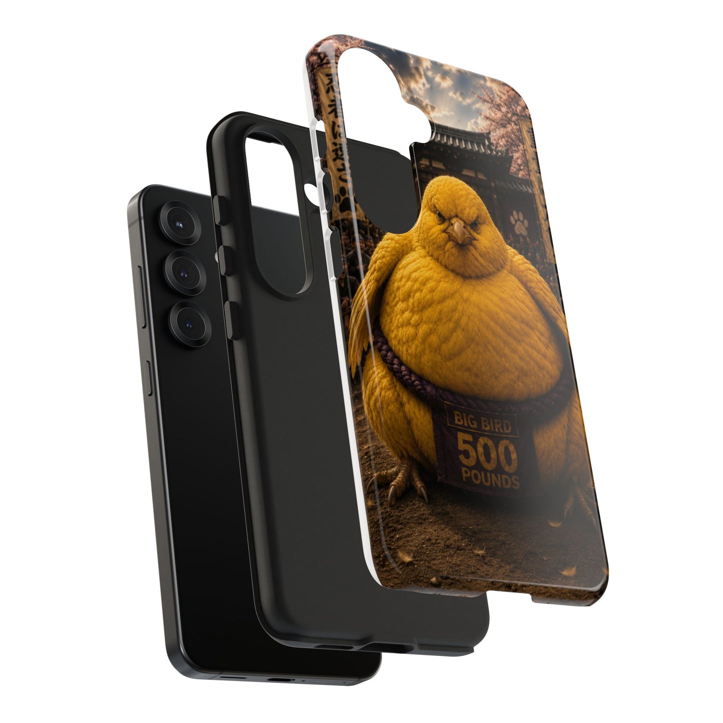 Big Bird Tough Phone Case - 500 Pounds Chubby Bird Protective Cover