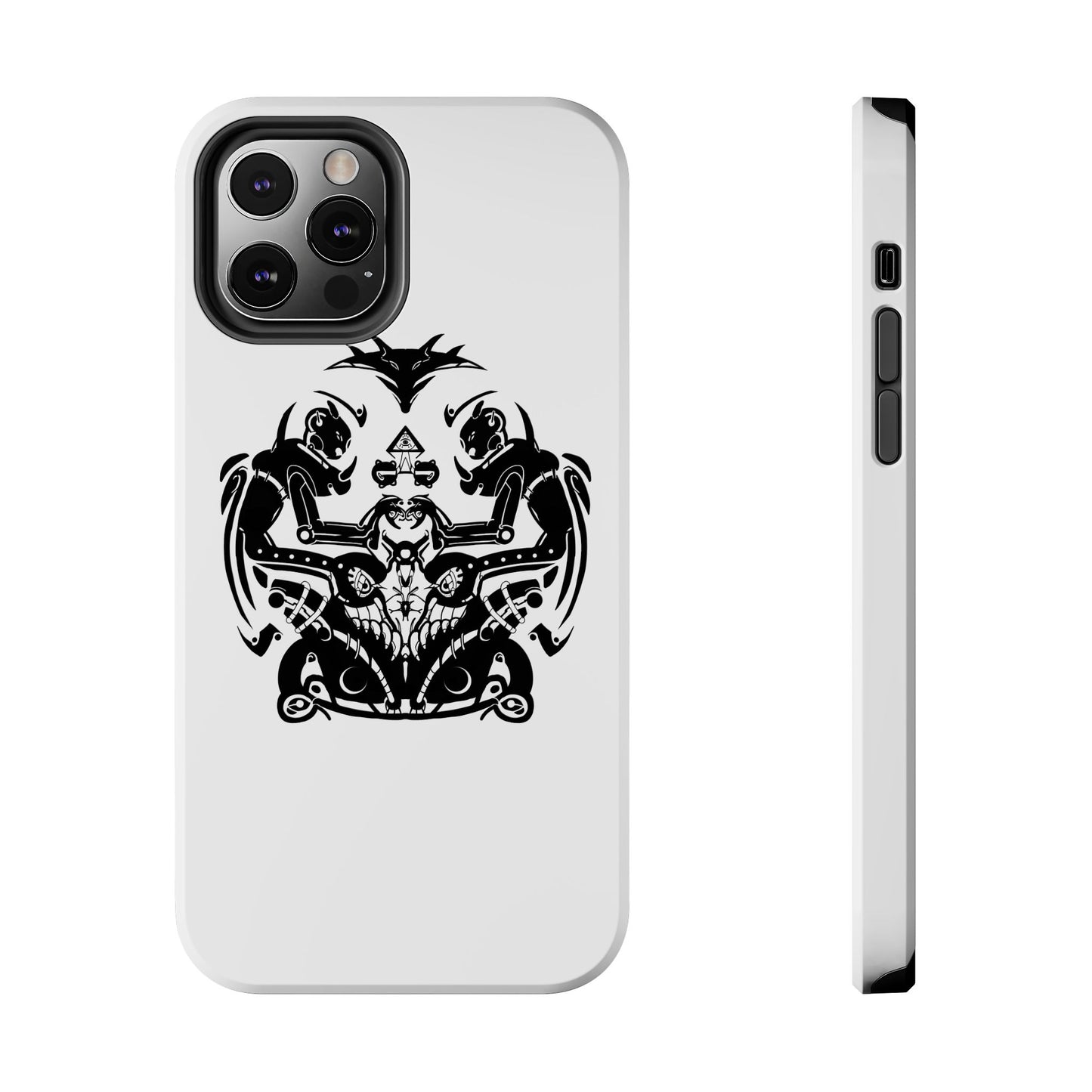 Viking Knotwork Tough Phone Case — Norse Warrior Tribal Design