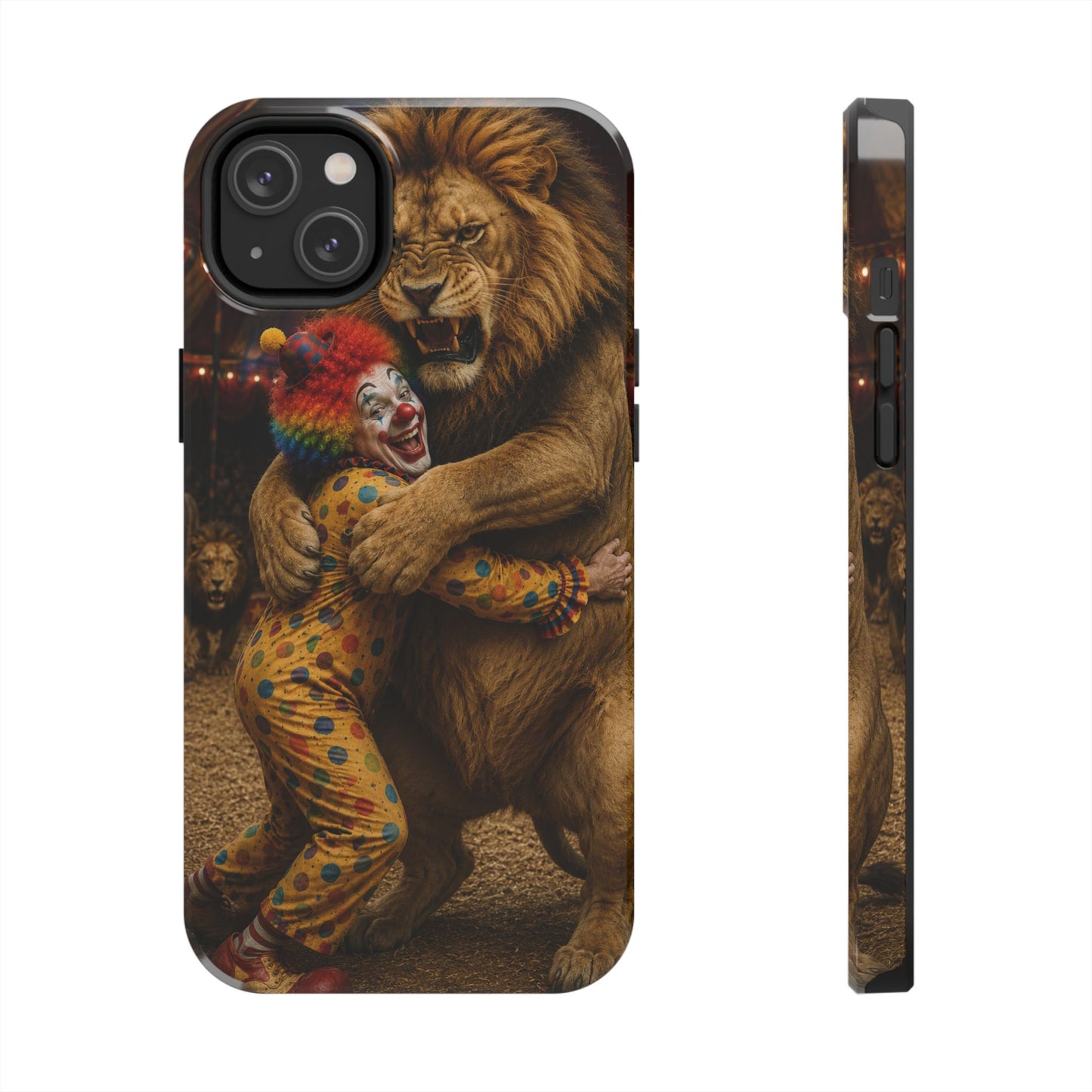 Phone Case — Lion Embrace Clown Tough Protective Case