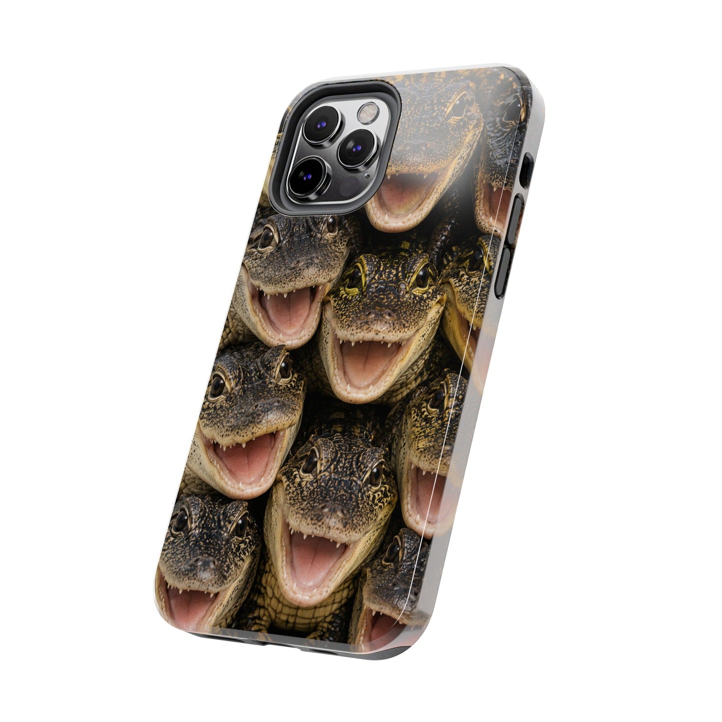 Alligator Smile Tough Phone Case — Funny Gator Print Protective Phone Cover