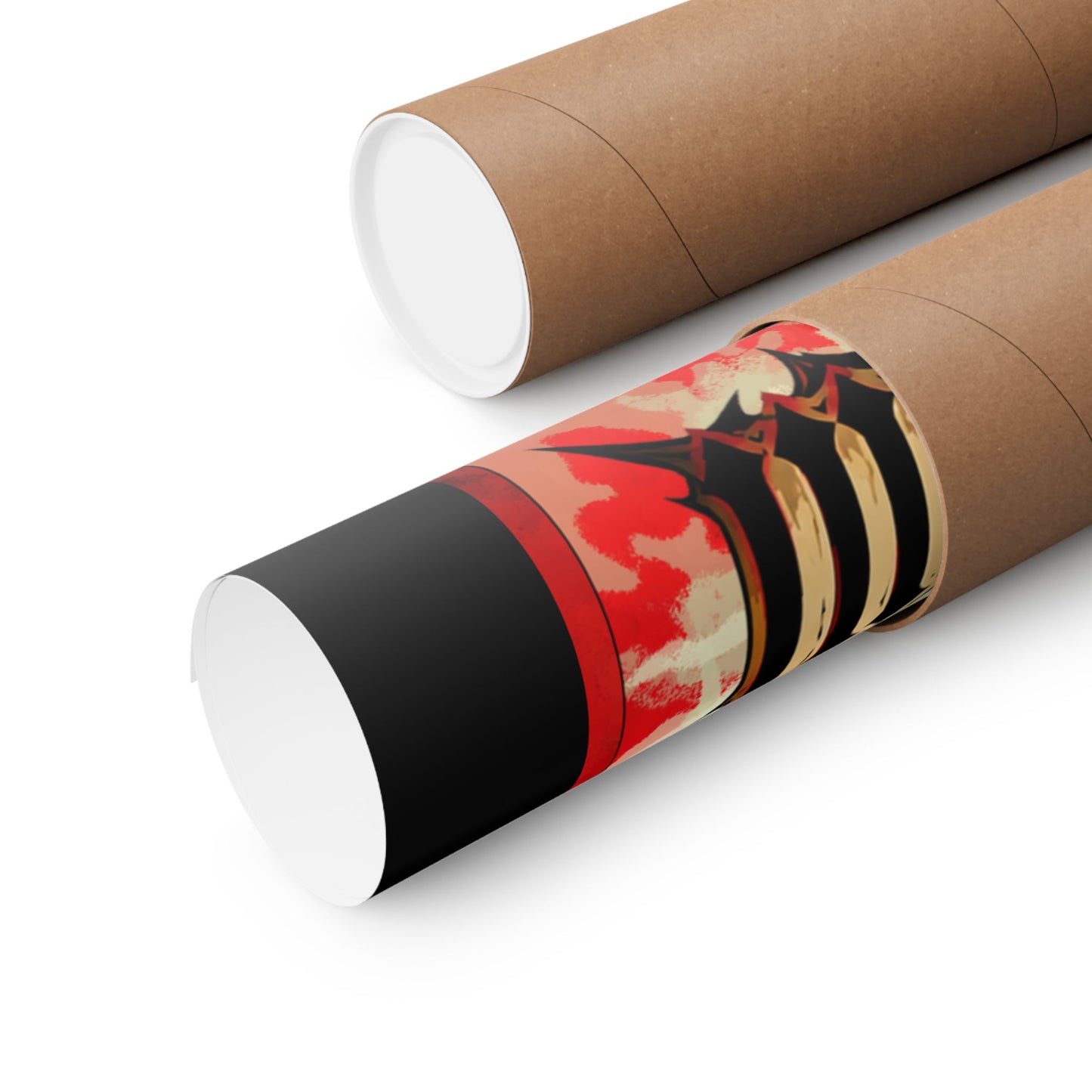 Samurai Wrath Poster — 'Wrath of the Ronin' Matte Vertical Art Print