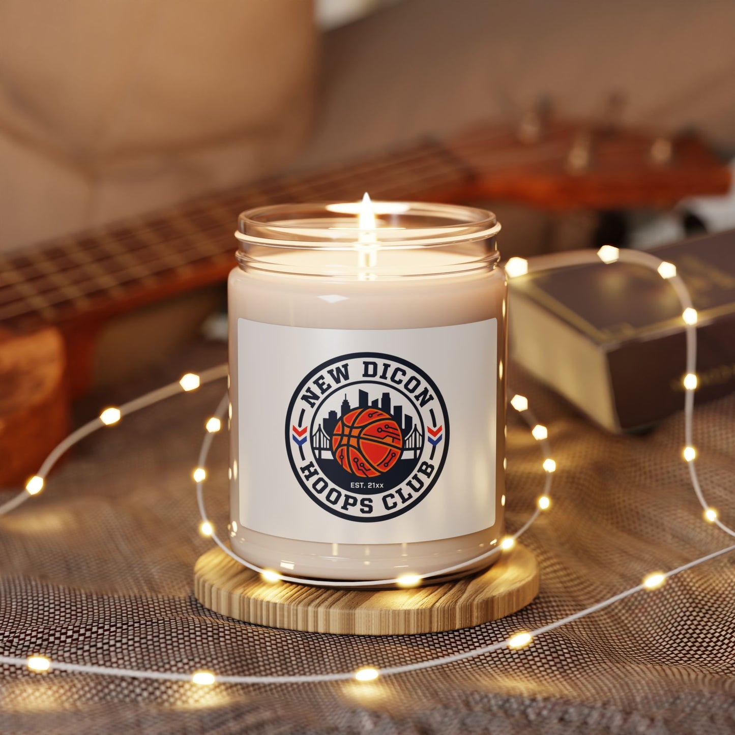 City Hoops Club Soy Candle, varsity basketball, collegiate streetwear
