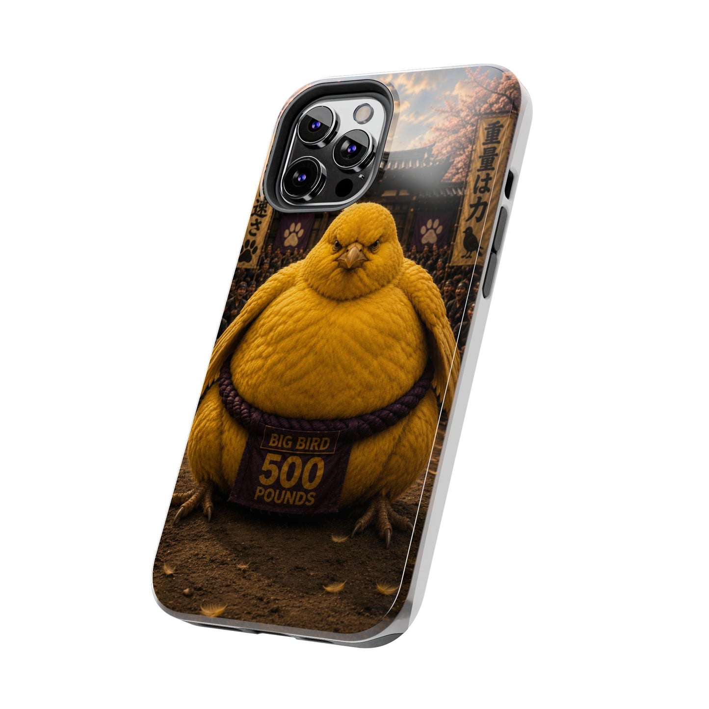 Big Bird Tough Phone Case - 500 Pounds Chubby Bird Protective Cover
