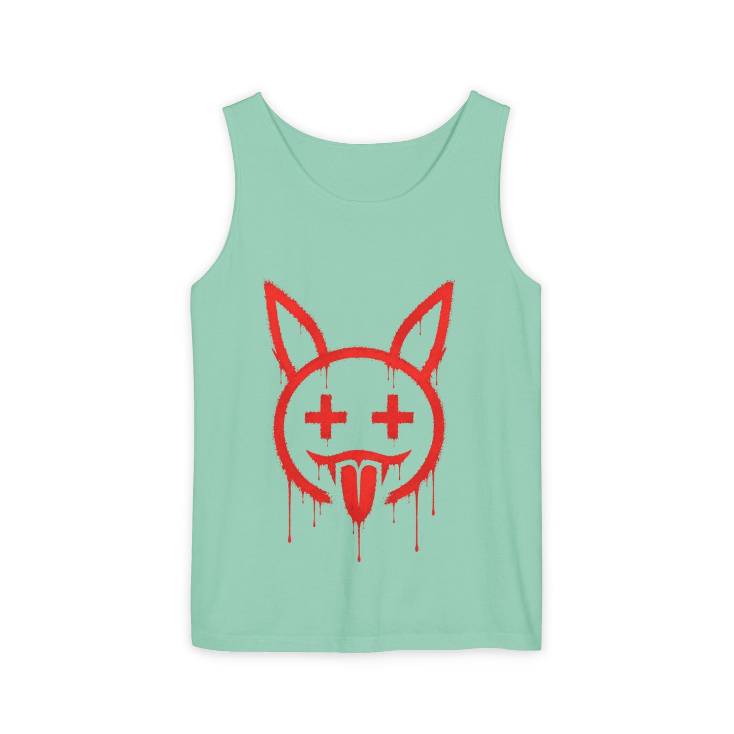 Metallic Souls Graffiti Bunny Streetwear Graphic T-Shirt