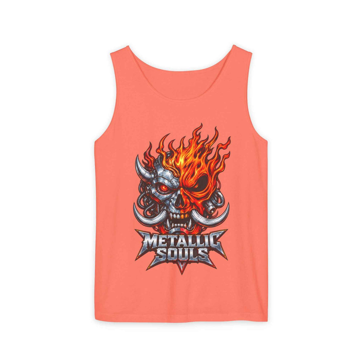 Flaming Skull "Metallic Souls" Tank Top