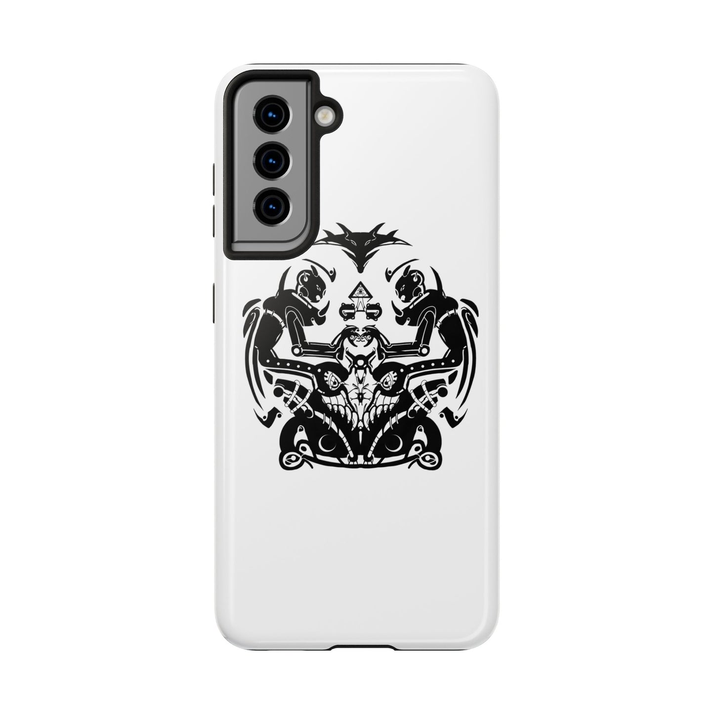 Viking Knotwork Tough Phone Case — Norse Warrior Tribal Design