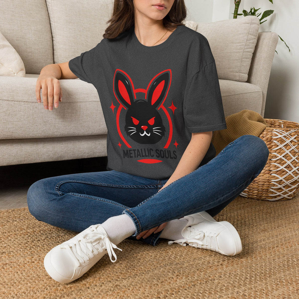 Metallic Souls Bunny Logo T-Shirt