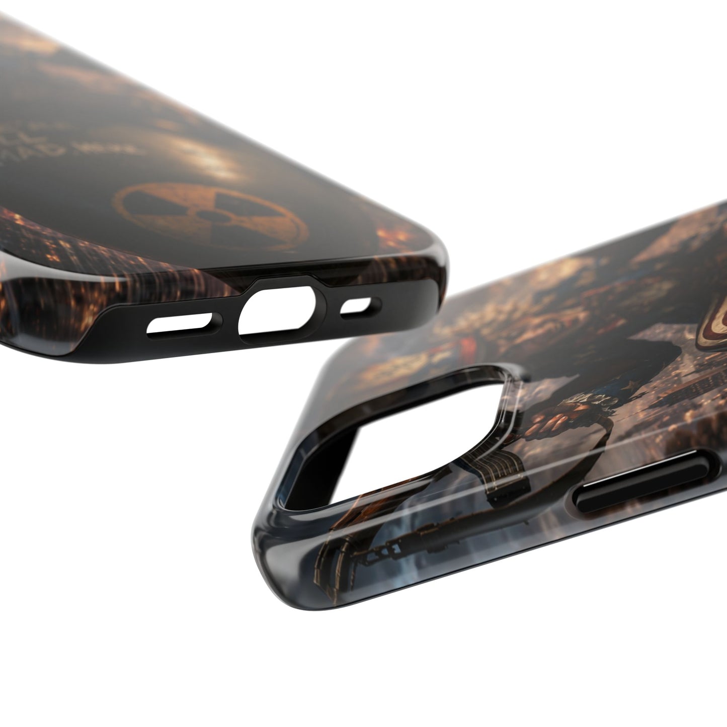 Tough Phone Case — Dark Uncle Sam 'We're All Mad Here' Nuclear Bomb Design