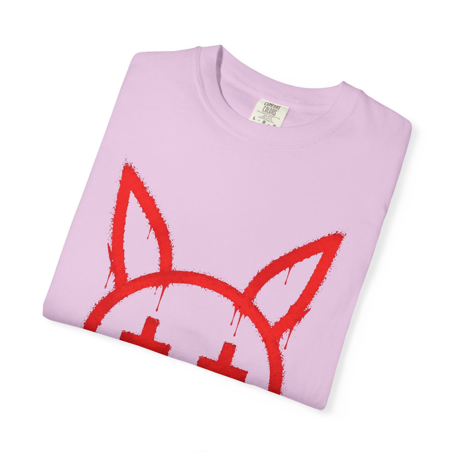 Metallic Souls Graffiti Bunny Heavyweight Streetwear T-Shirt