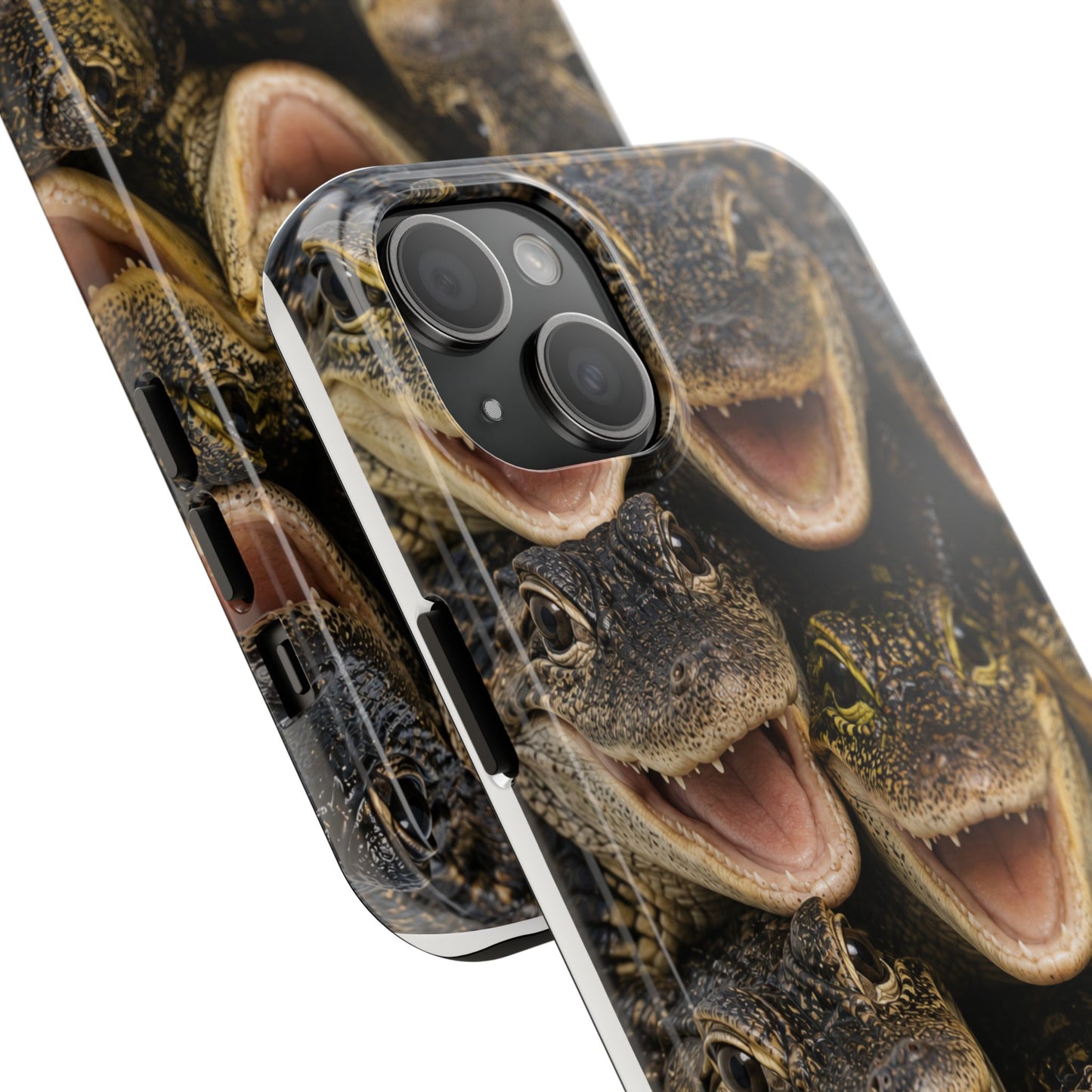 Alligator Smile Tough Phone Case — Funny Gator Print Protective Phone Cover