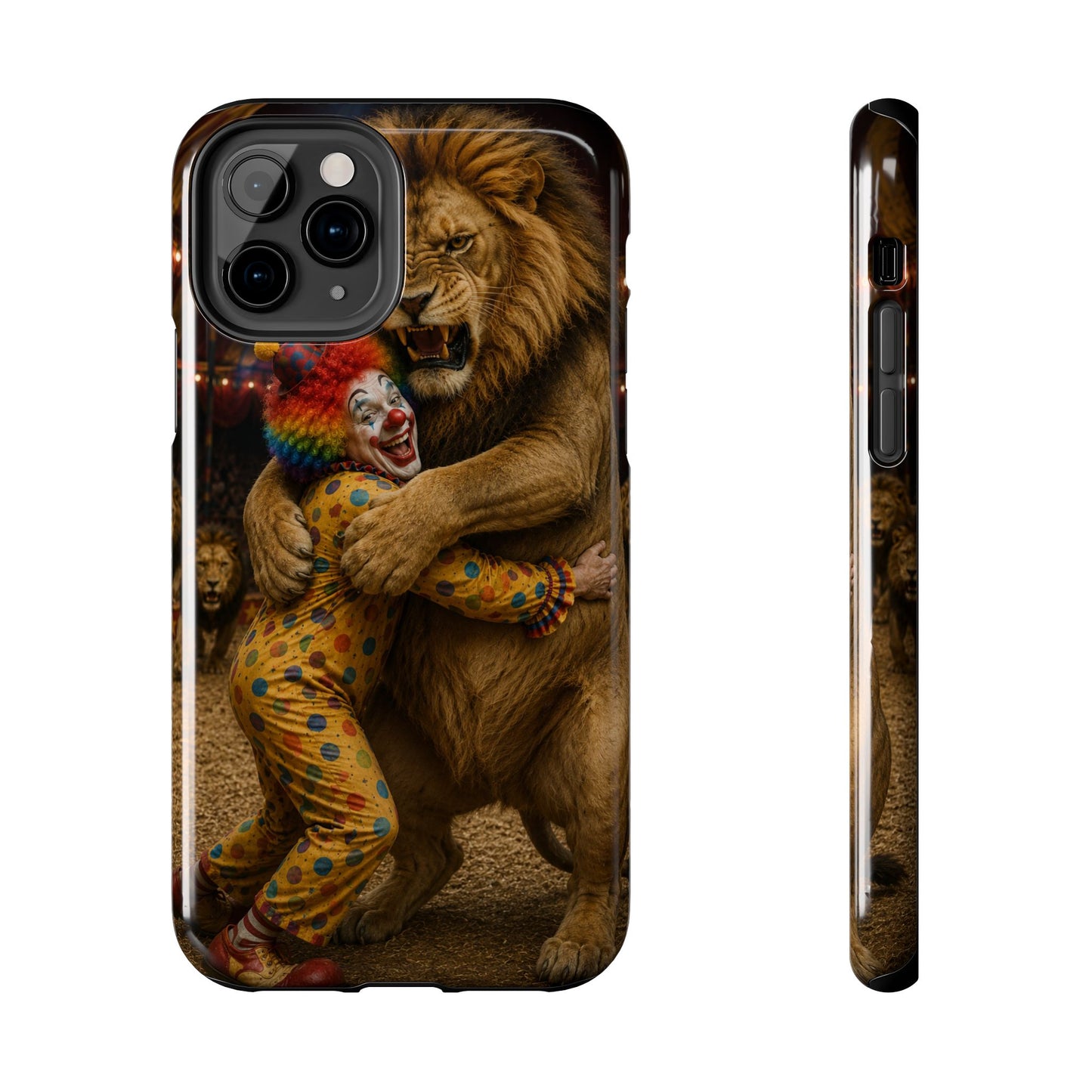 Phone Case — Lion Embrace Clown Tough Protective Case