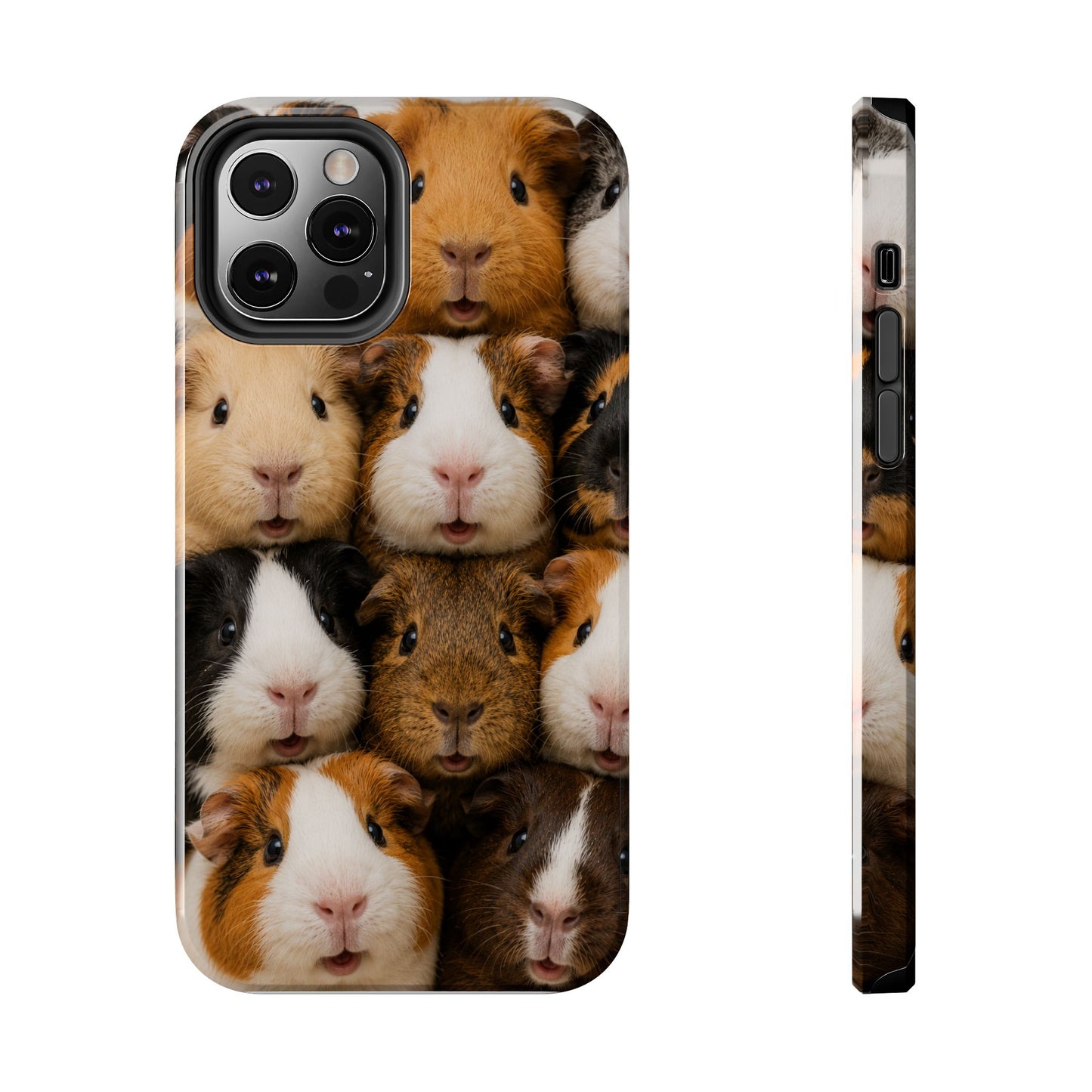Guinea Pig Collage Tough Phone Case — Cute Small Pet Protective Phone Cover