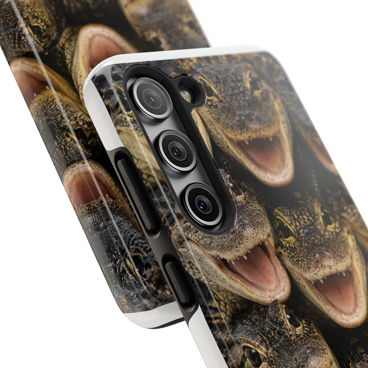 Alligator Smile Tough Phone Case — Funny Gator Print Protective Phone Cover