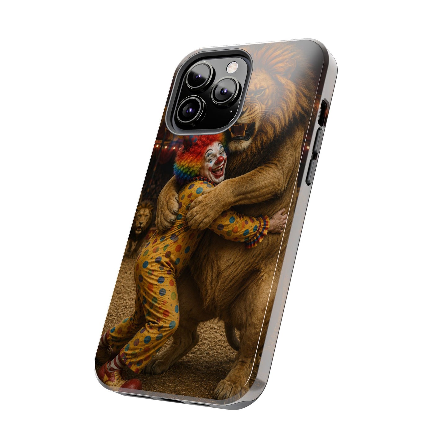 Phone Case — Lion Embrace Clown Tough Protective Case