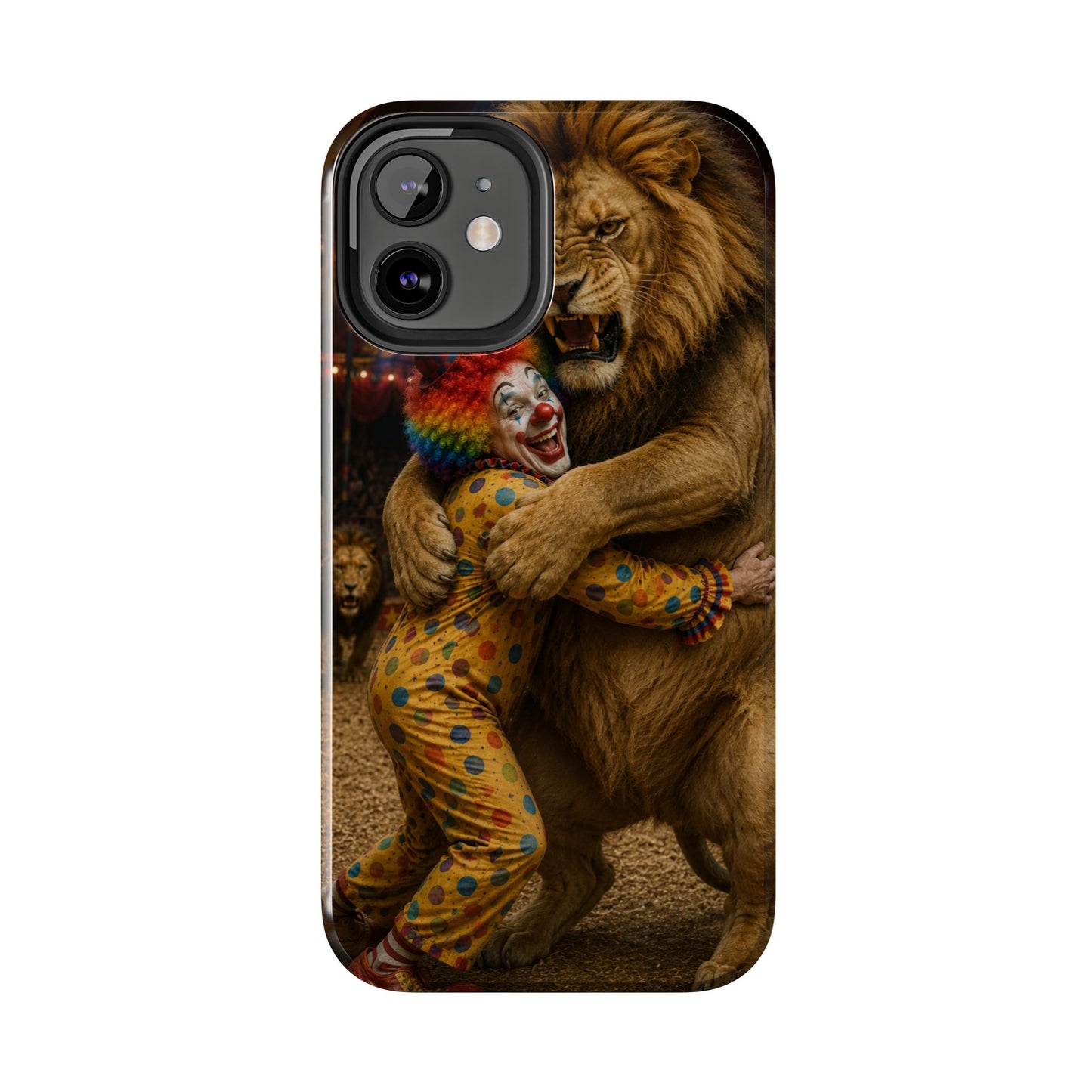 Phone Case — Lion Embrace Clown Tough Protective Case
