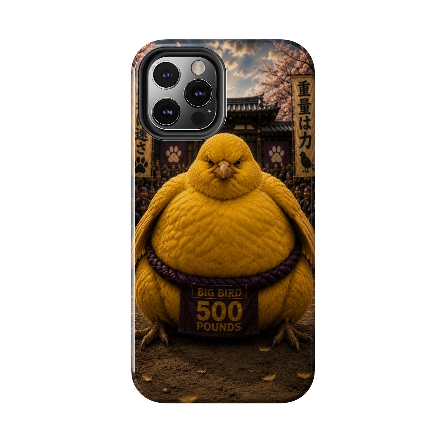 Big Bird Tough Phone Case - 500 Pounds Chubby Bird Protective Cover