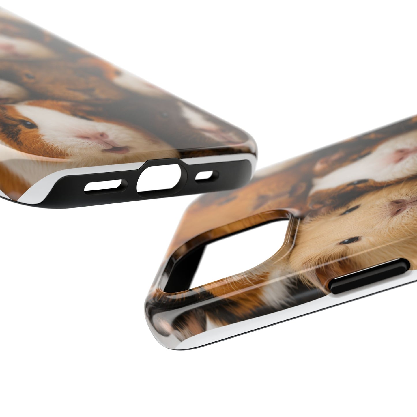 Guinea Pig Collage Tough Phone Case — Cute Small Pet Protective Phone Cover