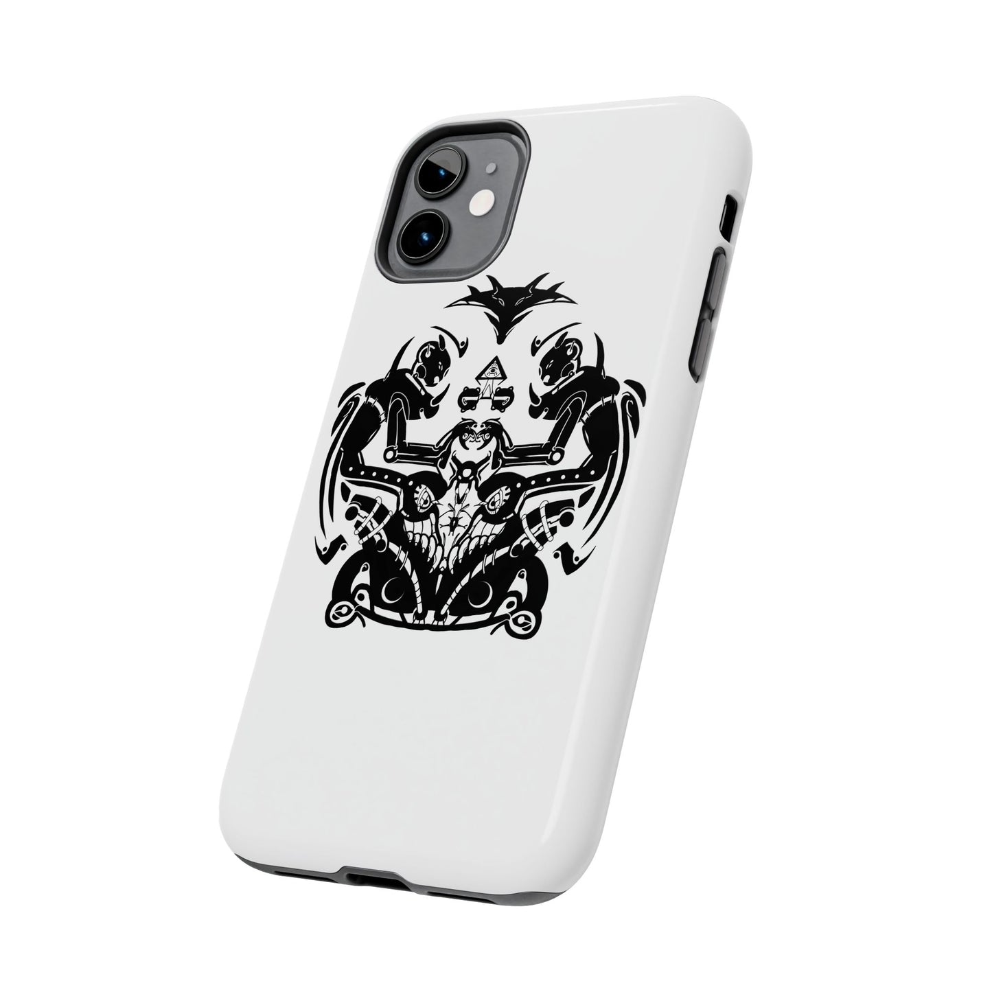 Viking Knotwork Tough Phone Case — Norse Warrior Tribal Design