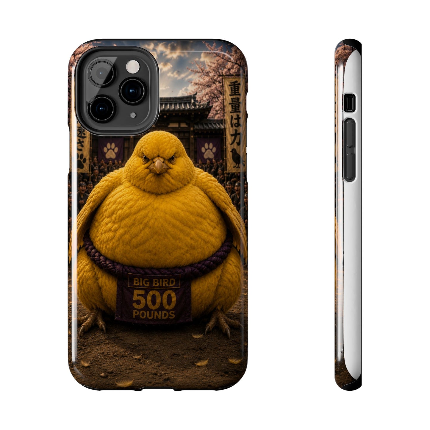 Big Bird Tough Phone Case - 500 Pounds Chubby Bird Protective Cover