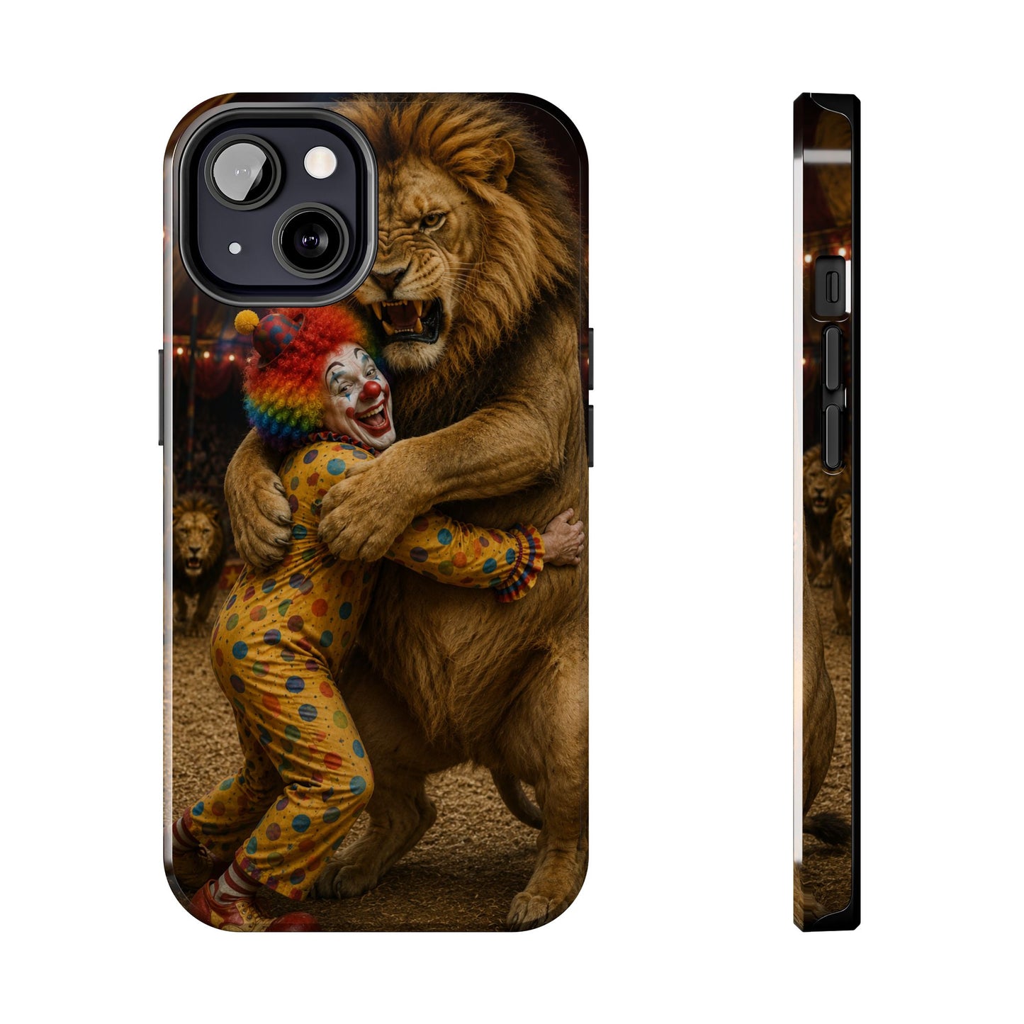 Phone Case — Lion Embrace Clown Tough Protective Case