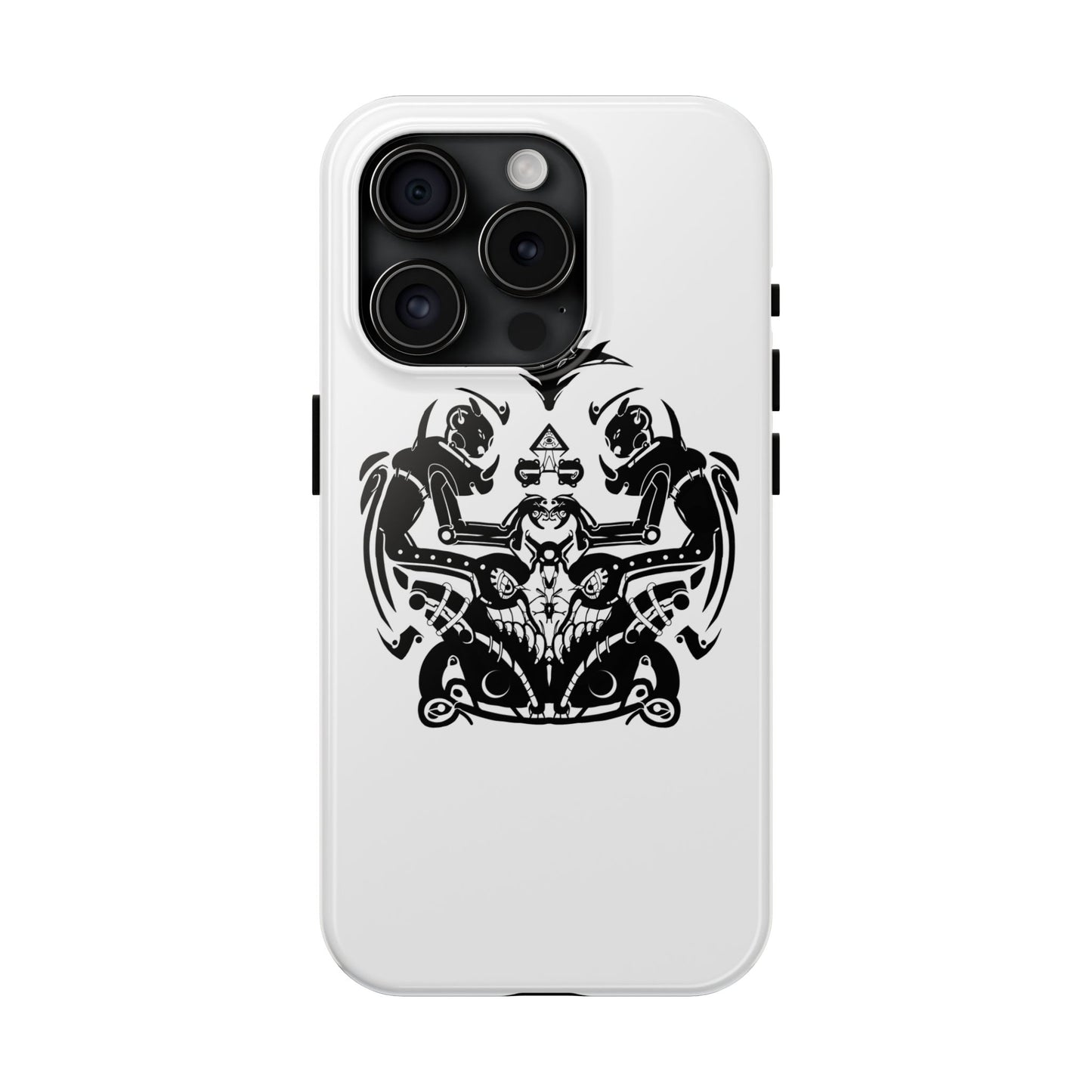 Viking Knotwork Tough Phone Case — Norse Warrior Tribal Design