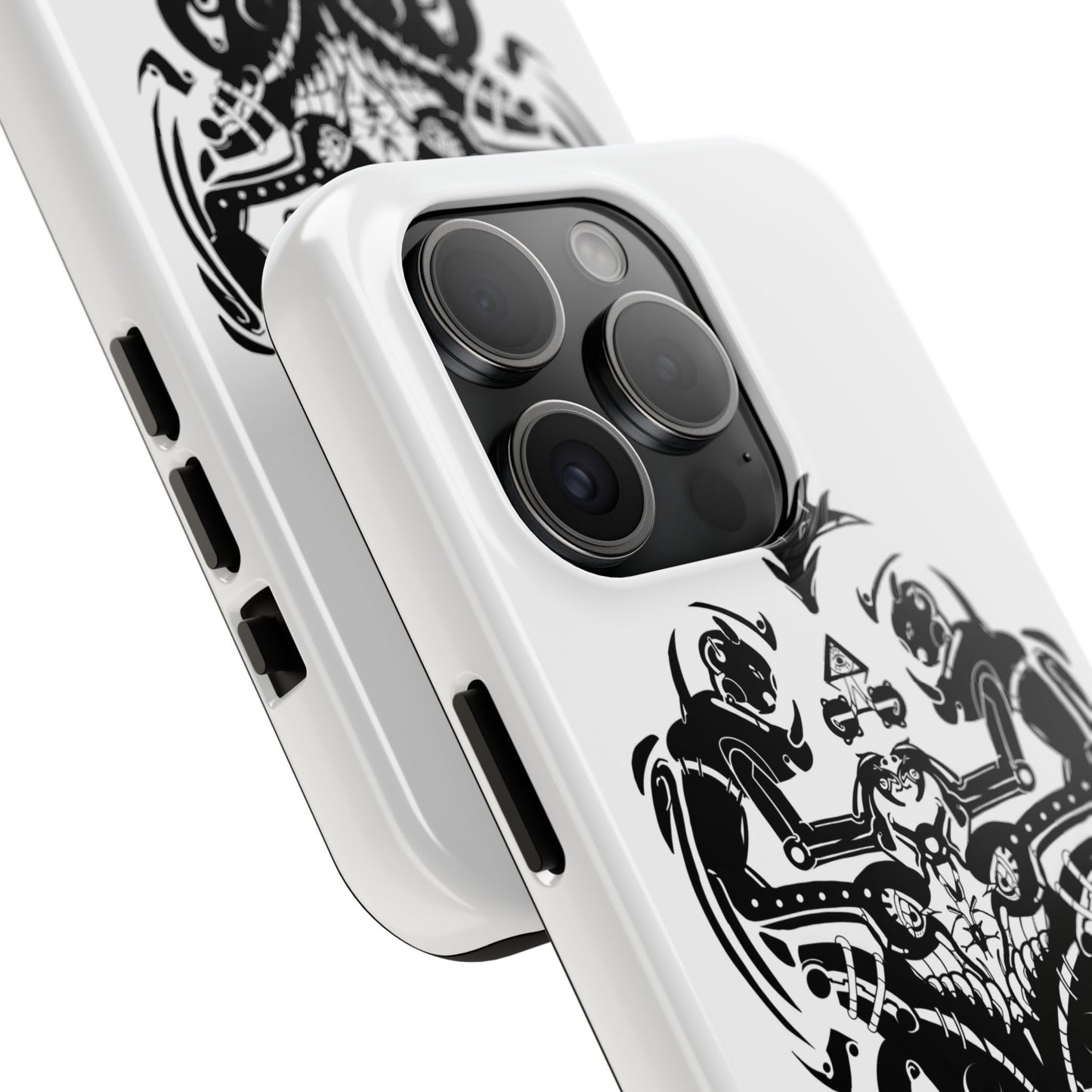 Viking Knotwork Tough Phone Case — Norse Warrior Tribal Design