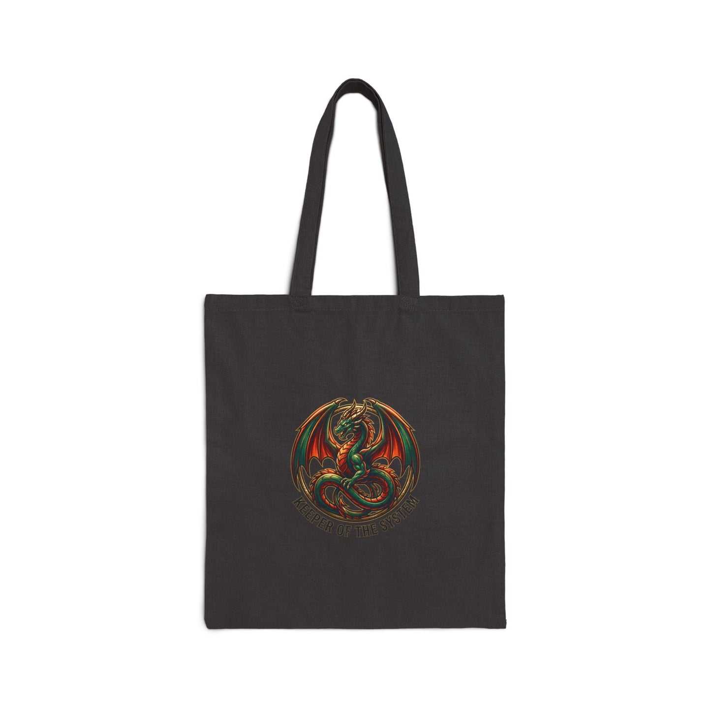 Dragon Emblem Tote | fantasy art, mythical creature, tattoo style