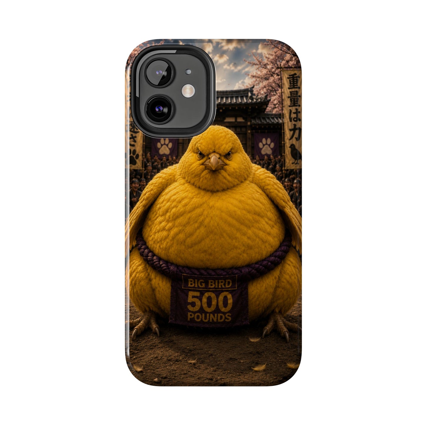 Big Bird Tough Phone Case - 500 Pounds Chubby Bird Protective Cover