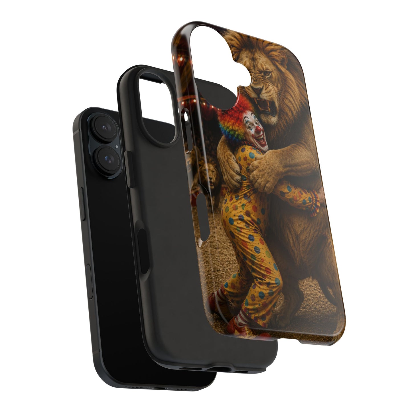 Phone Case — Lion Embrace Clown Tough Protective Case
