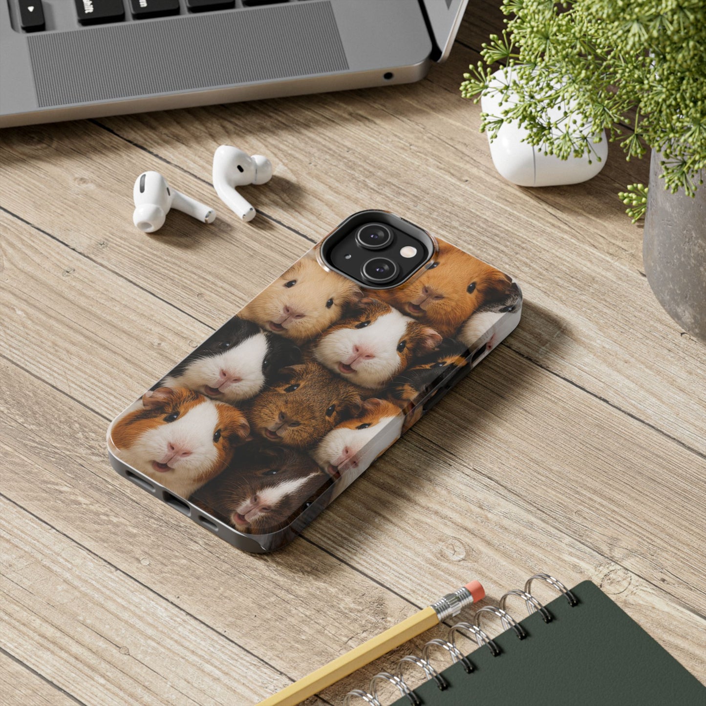 Guinea Pig Collage Tough Phone Case — Cute Small Pet Protective Phone Cover