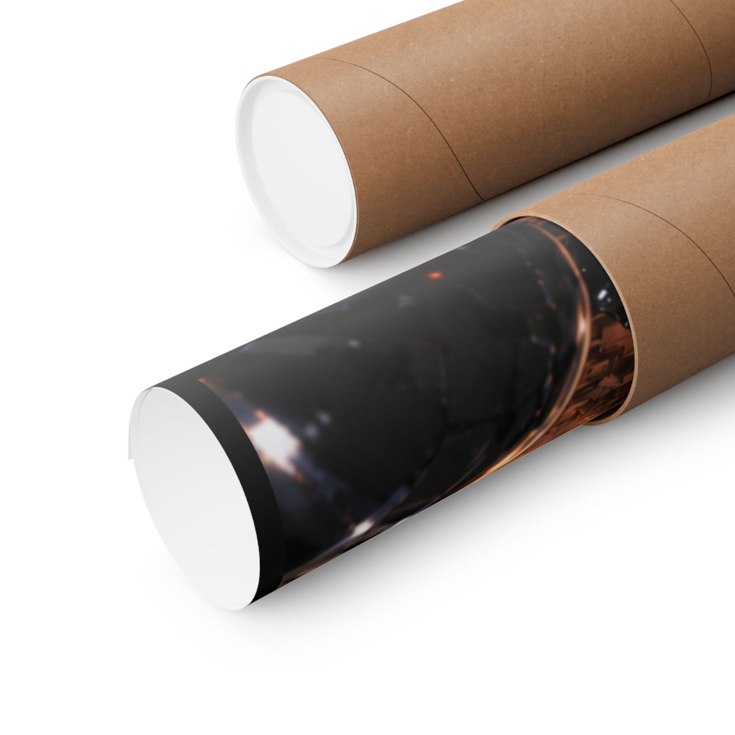 Metallic Souls Poster — Anime Sci‑Fi Action Matte Vertical Print