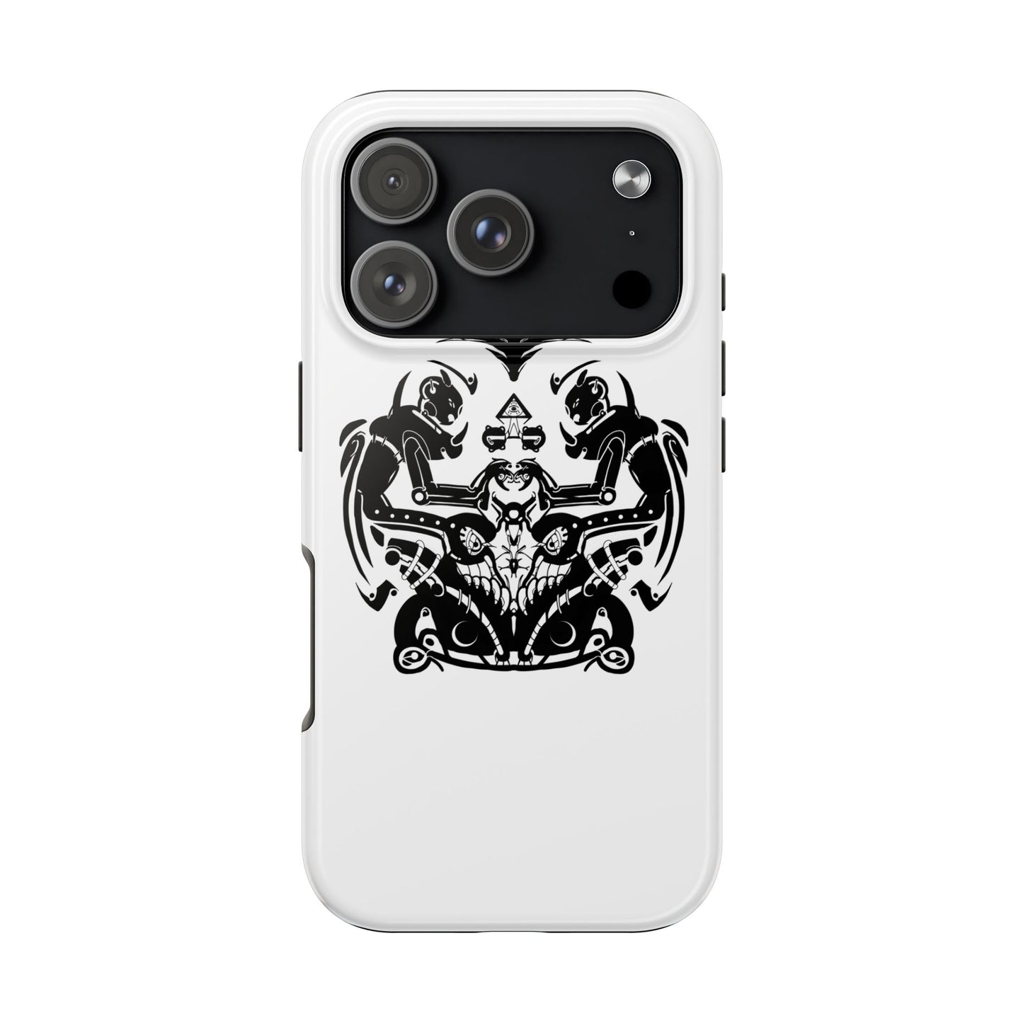 Viking Knotwork Tough Phone Case — Norse Warrior Tribal Design