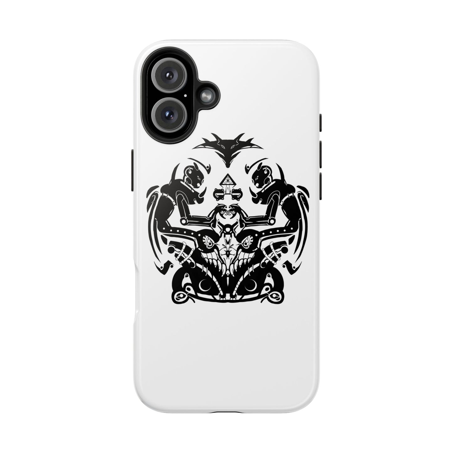 Viking Knotwork Tough Phone Case — Norse Warrior Tribal Design
