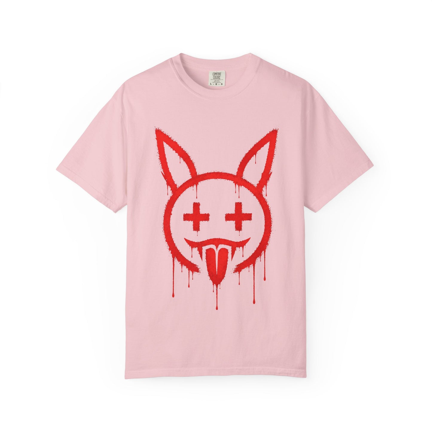 Metallic Souls Graffiti Bunny Heavyweight Streetwear T-Shirt