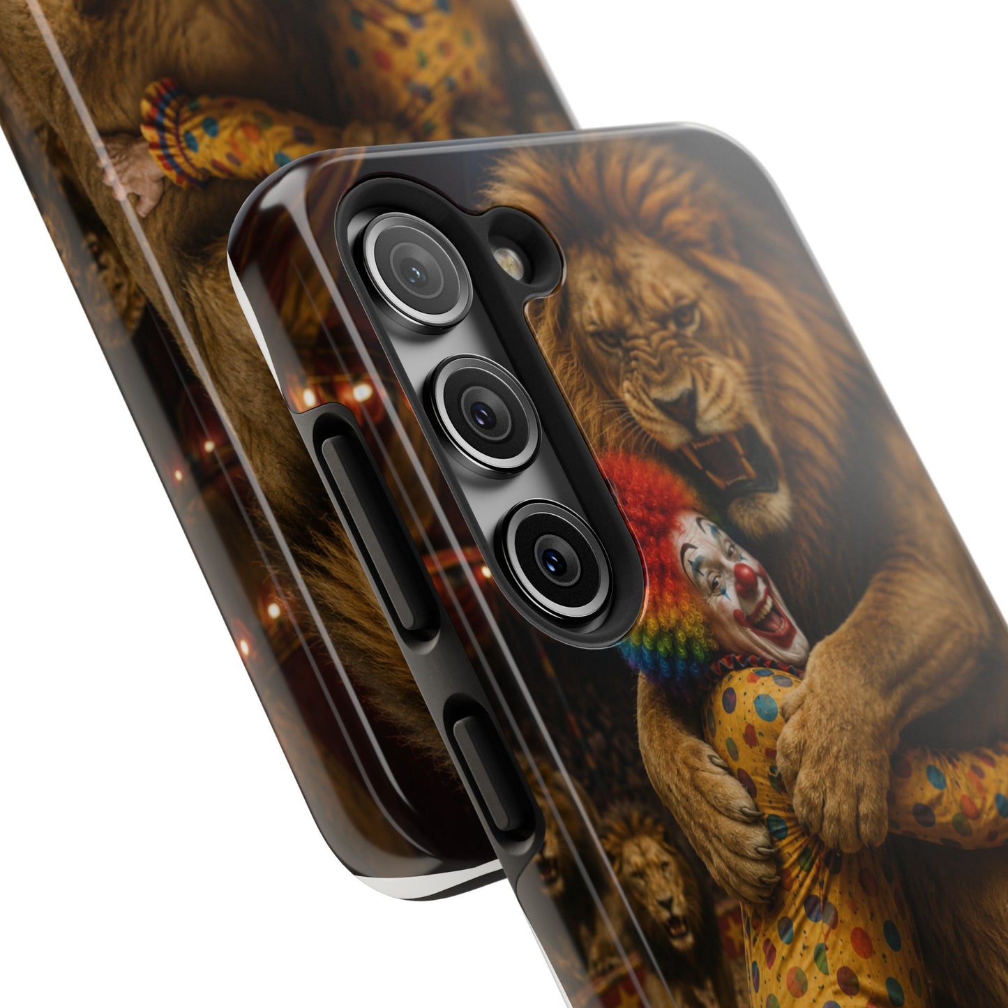 Phone Case — Lion Embrace Clown Tough Protective Case