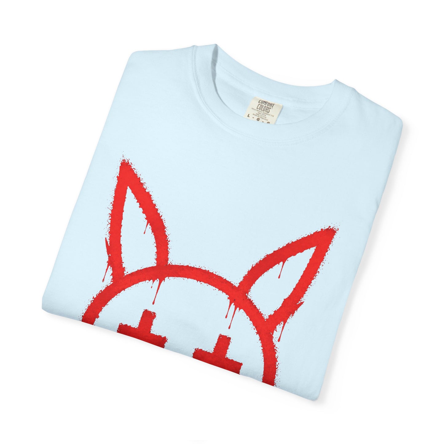 Metallic Souls Graffiti Bunny Heavyweight Streetwear T-Shirt